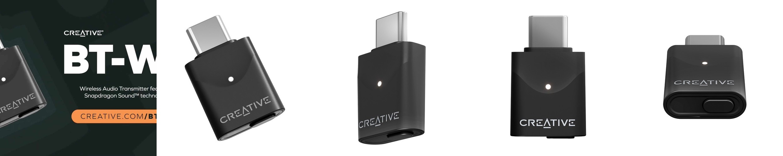 크리에이티브 BT-W6 블루투스 5.4 USB-C 오디오 트랜스미터 동글