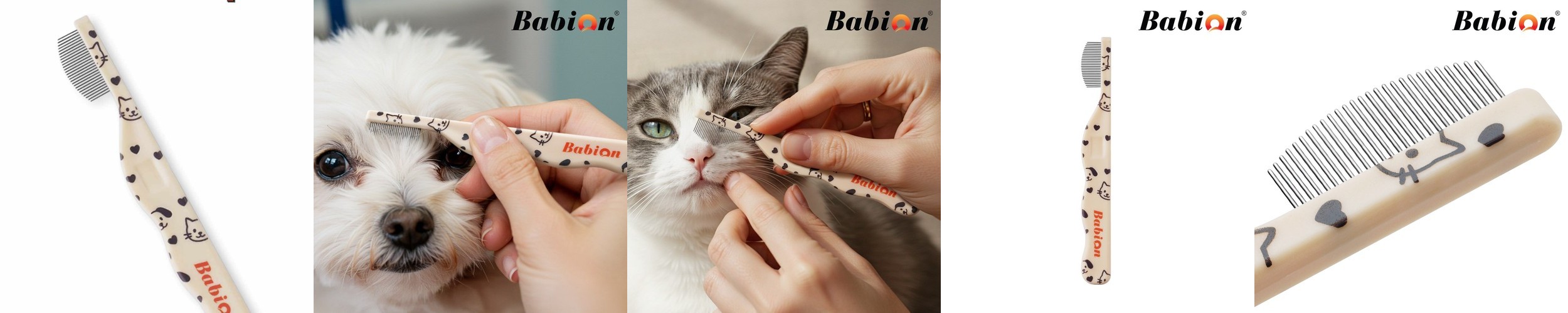 바잇미 젤리곰 라운드 페이스콤 강아지 고양이 얼굴 브러시 눈물 눈꼽 빗