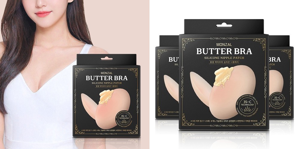 몽잘 버터브라 실리콘 여자 니플 패치 밴드 여성 누드브라 매너 유두 젖꼭지 가리개 커버