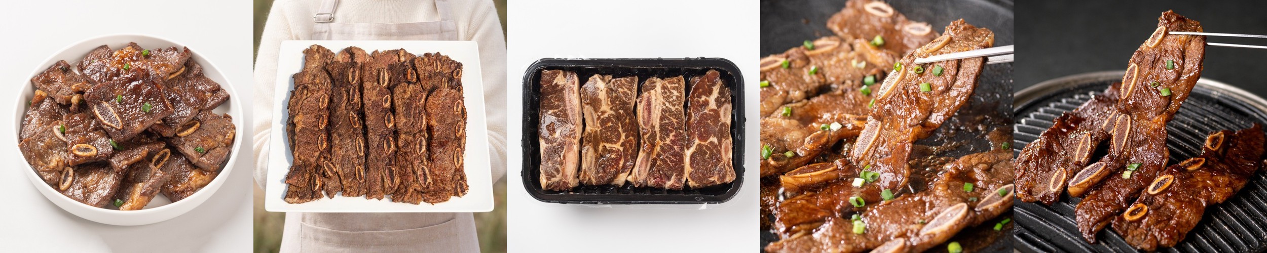 수제 양념 돼지갈비 국내산 한돈 숯불 박포 양념갈비 밀키트 왕구이 왕갈비 택배 1.2kg