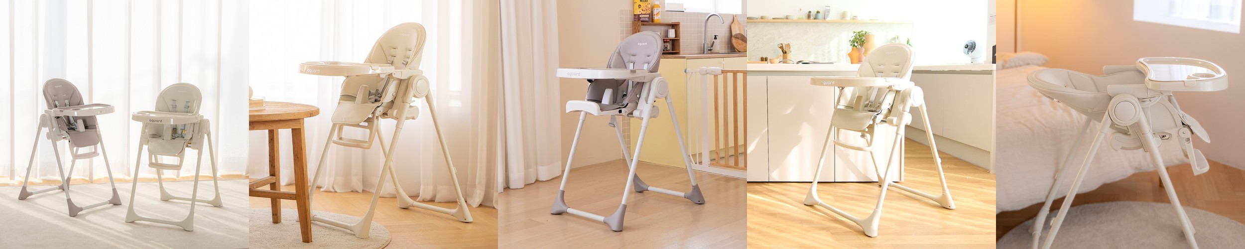 SIGTAG 유아식탁의자 + 트레이 세트 플랫형