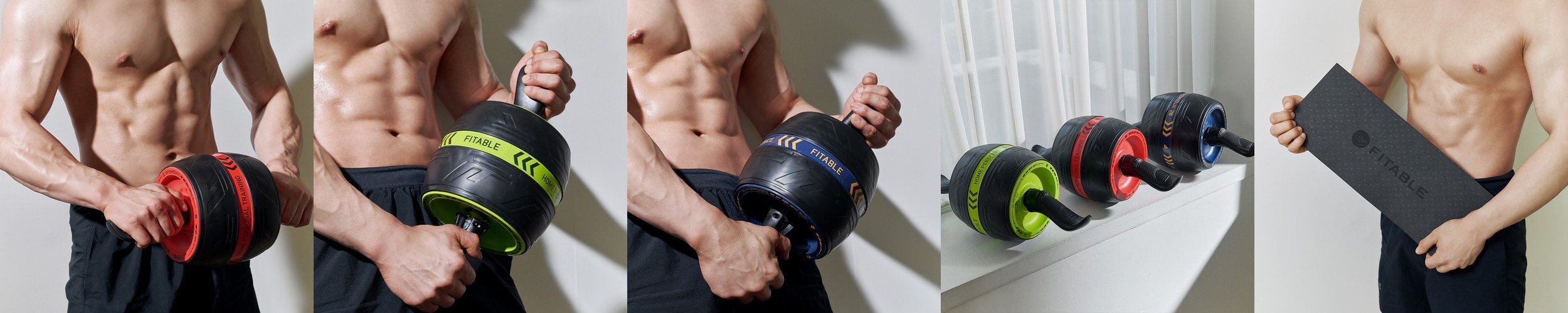 핏에이블 부상방지 AB슬라이드 롤아웃 에이비슬라이드 복근롤러 상급자용