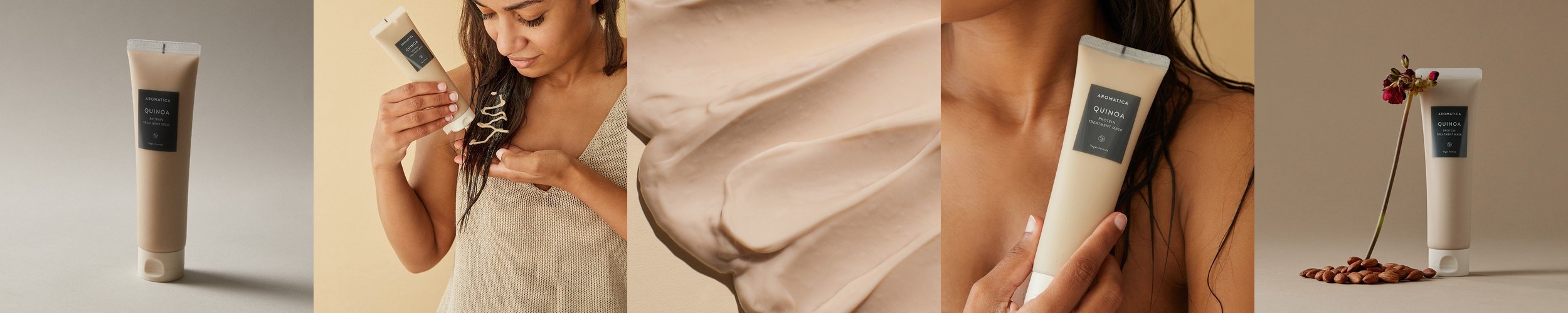 아로마티카 퀴노아 프로틴 트리트먼트 마스크 160ML 손상모 단백질 헤어 영양 헤어팩