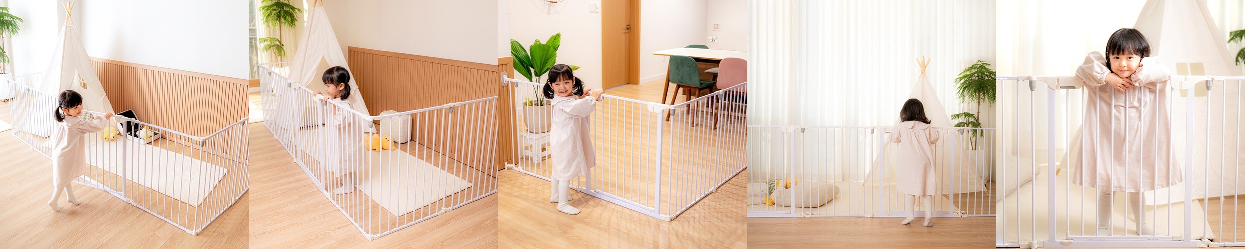 아가드 플렉스 접이식 ㄱ자 안전문 2.0 아기 강아지 유아 주방 현관 본품 단품 100cm, 화이트