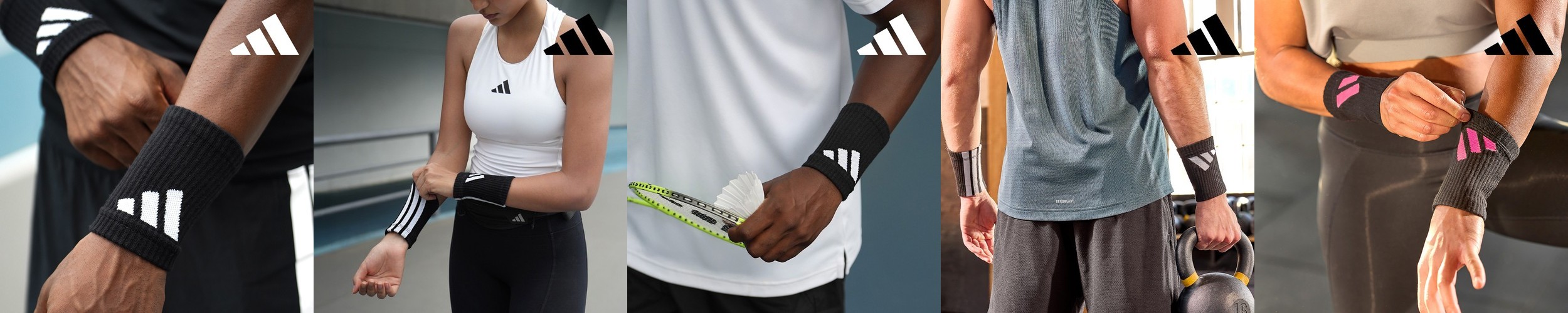 1+1 아디다스 길이조절 손목 보호대 팔목 아대 밴드 헬스 스트랩 테니스 배드민턴 골프