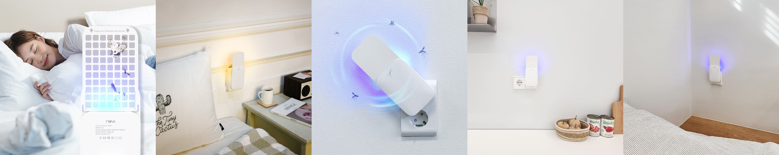노바리빙 모기퇴치기 NV10 가정용 해충퇴치기 모기 날파리 날벌레 해충 차단 포충기 포집기