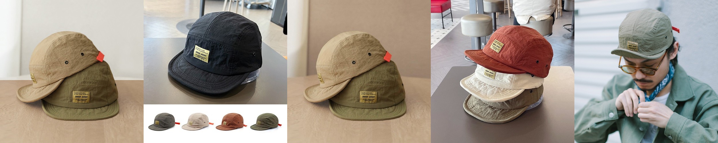 숏챙모자 나일론 챙짧은 숏캡 등산 캠핑 볼캡 모자