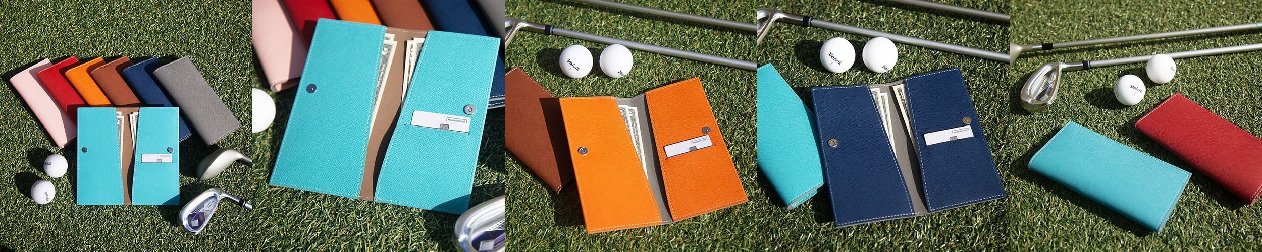 [각인가능] 카드수납 골프 요술지갑 캐디용품 머니클립 골프지갑