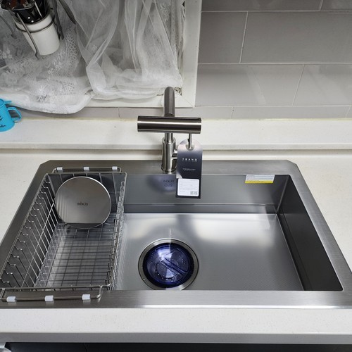 백조싱크 깜뽀르떼960 전체면 엠보 코팅 사각싱크볼 교체 깜뽀르테