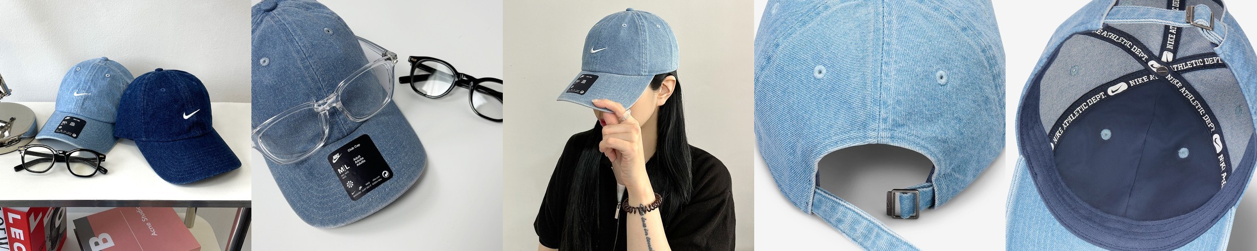 나이키 모자 데님 언스트럭처 스톰 썬더 블루 볼캡