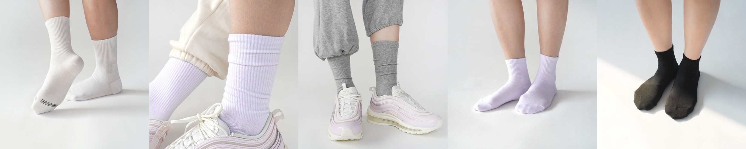 아르노멀 프리미엄 밴딩 여자 남자 8팩 세트 앞코보강 단목 중목 긴목 학생 면 양말