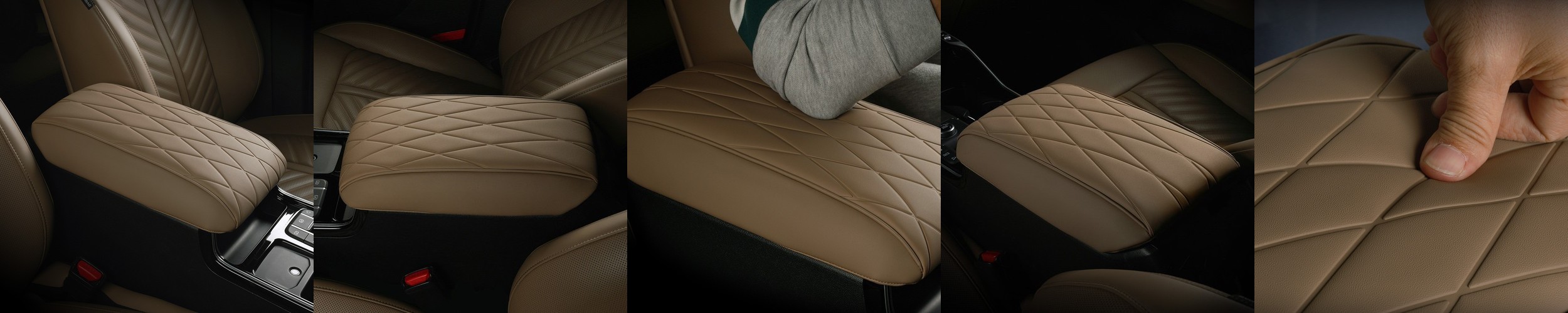 아임반 제네시스 GV70 페이스리프트 전용 차량용 콘솔쿠션 자동차 팔쿠션 팔걸이쿠션