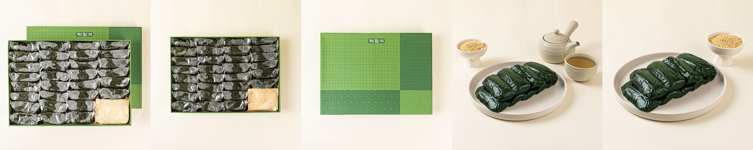 쑥떡 떡함지 쑥인절미 30개