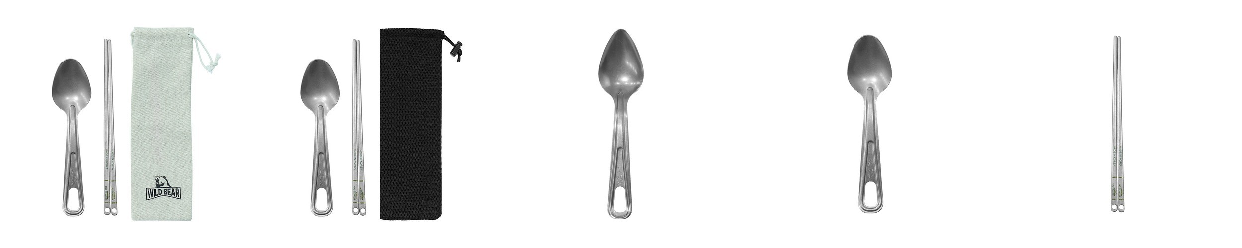 블루폴 아이엠 커트러리 세트 캠핑 커틀러리 휴대용 수저 젓가락 세트 4인