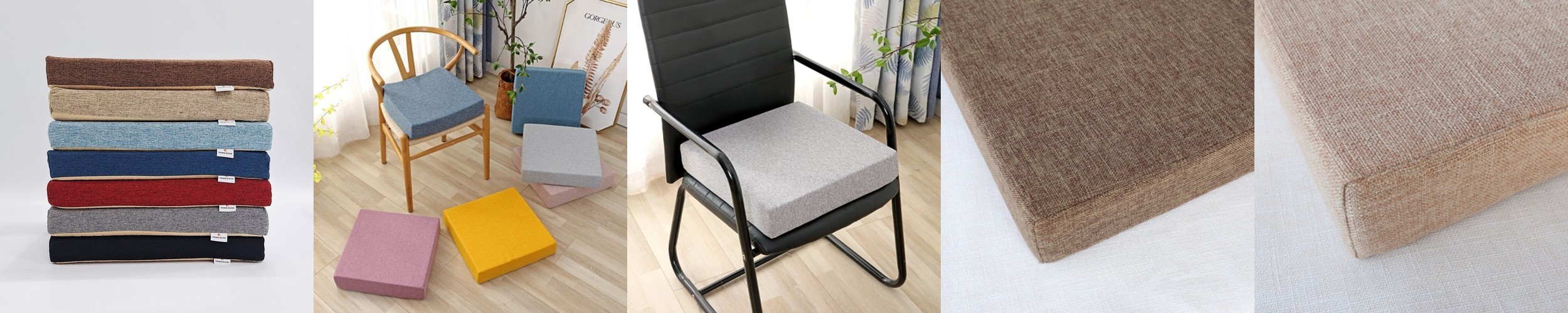 높은 키높이 방석 두꺼운 사무실 식탁의자 방석 10cm