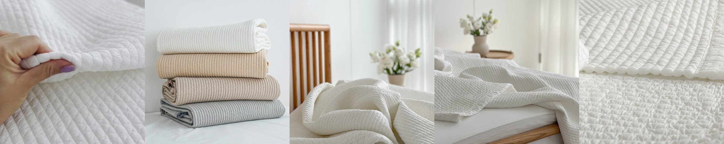 오가니크라프트 양면 100수 고밀도 순면 먼지없는 침대패드 SS