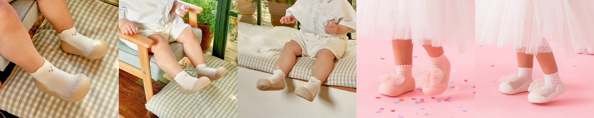 아띠빠스 아기 신발 돌 걸음마 보행기 여름 신발 밤부 폴라베어 베이지 M(115)