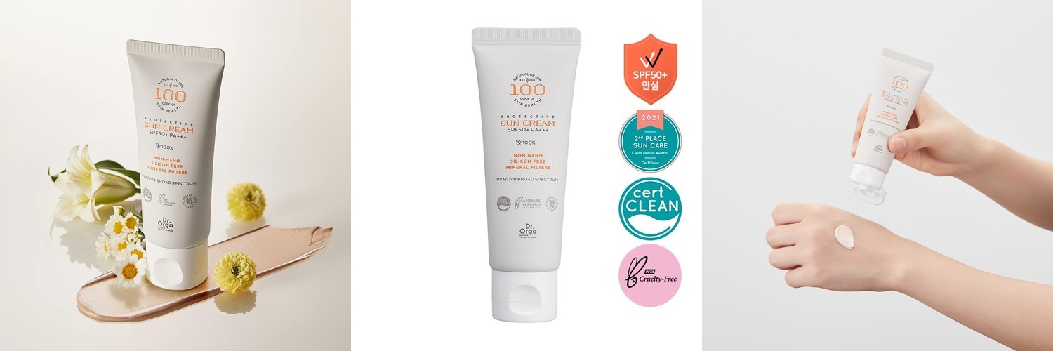 닥터올가 100 무기자차 선크림 SPF50+ PA+++ 50ml