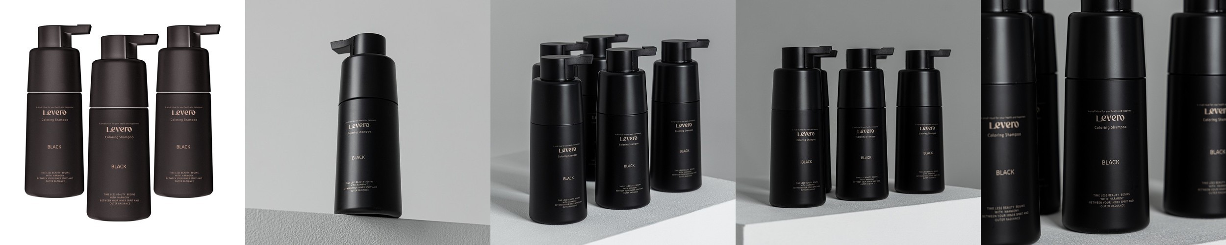 르베로 맥주효모 새치커버 염색샴푸 블랙, 300ml, 3개
