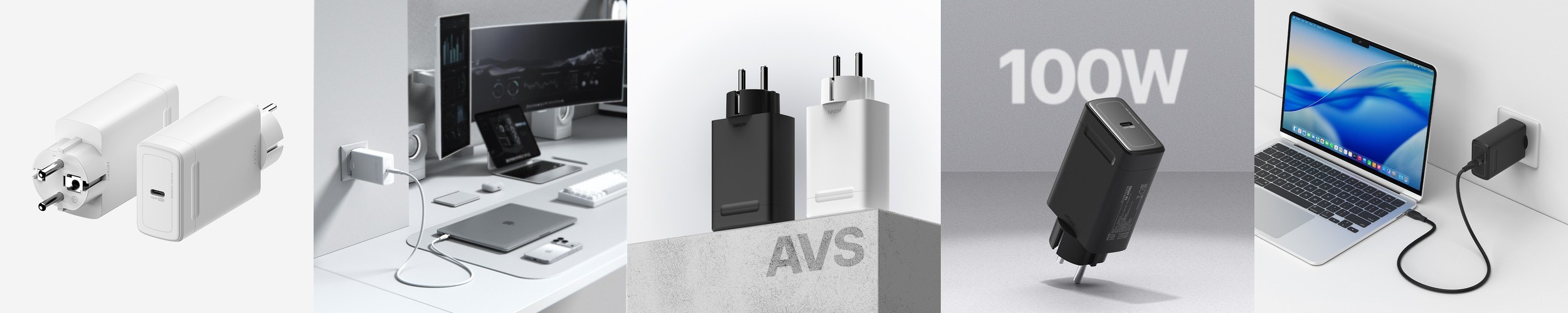 코노 GaN PD 고속 여행용 휴대폰 충전기 케이블 25W 36W