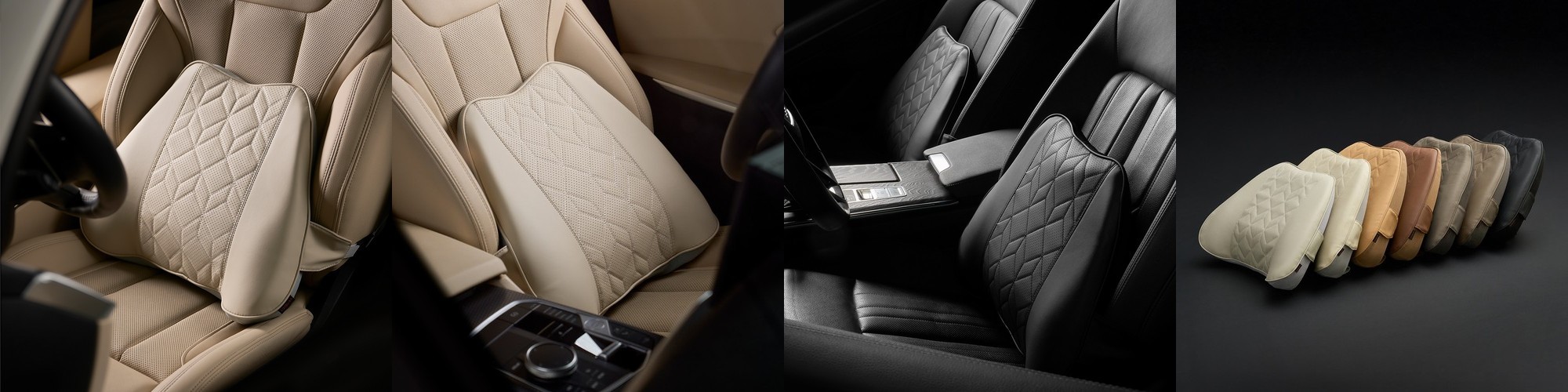 아임반 L6누빔 2세대 헤드레스트 차량용 목쿠션 자동차 목베개 헤드쿠션 1열 1P