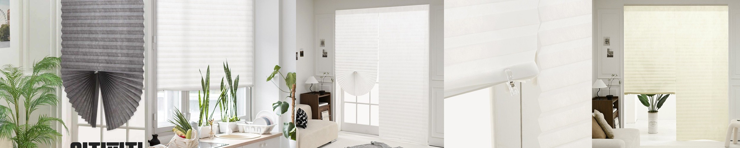 아라크네 붙이는 블라인드 창문햇빛가리개 코오롱 화이트 소형