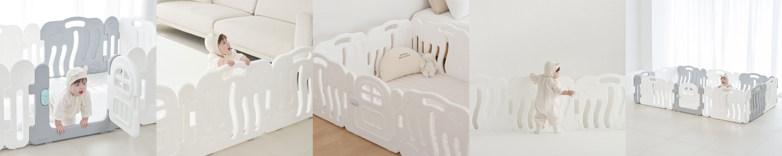 아가드 이지슬라이드 원목 아기 안전문 본품 소형 69~76cm 유아 안전펜스 강아지