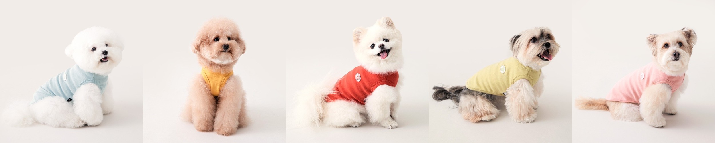 강아지옷 여름 인견 쿨 조끼 나시 냉감 대형견 반려견 옷 실내복 젤리곰 XS