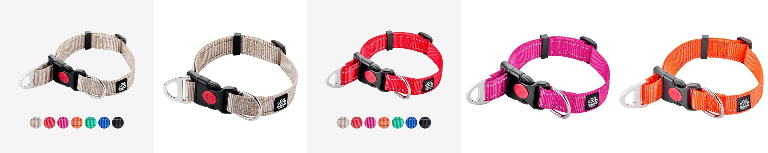 마이플러피 강아지목줄 애견목줄 소형견 중형견 핏칼라