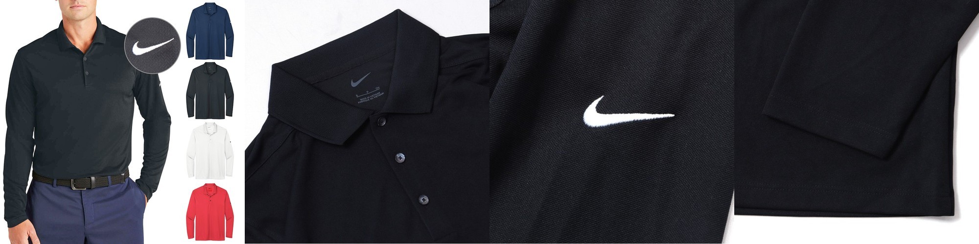 나이키 골프웨어 드라이핏 카라 골프 긴팔 티셔츠