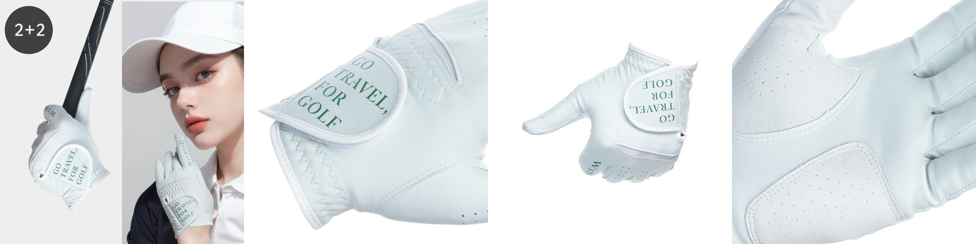 캘러웨이코리아 투어 어센틱 여성 양피 골프장갑