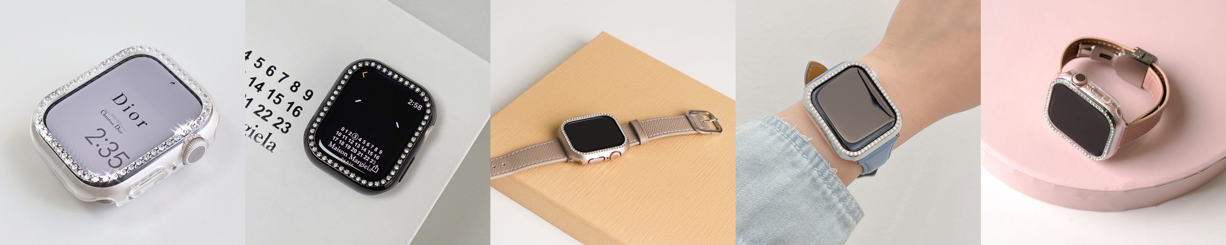 우먼스9999 갤럭시 워치7 호환 큐빅 케이스