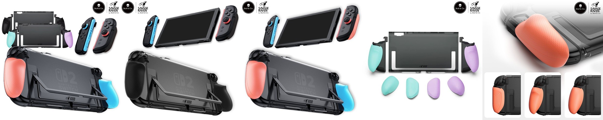 닌텐도 스위치2 케이스 스컬앤코 피션 그립케이스