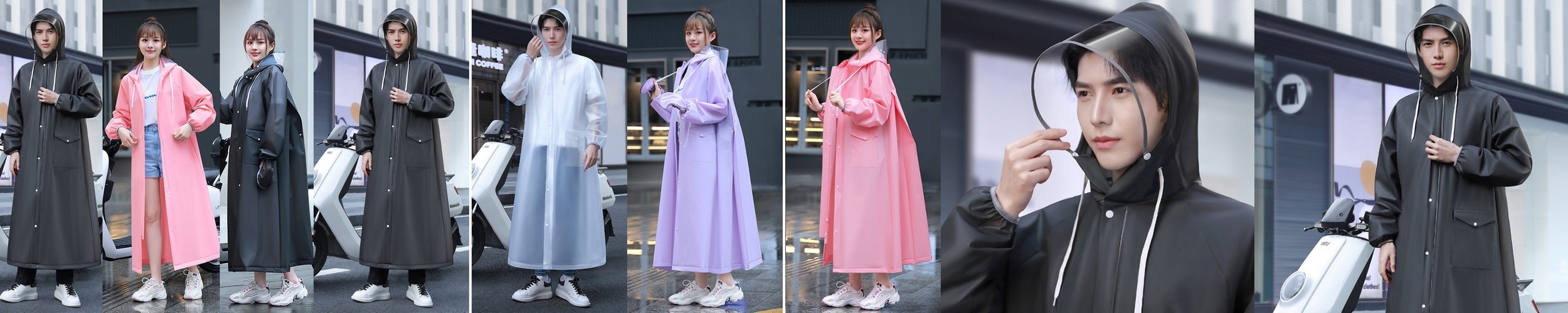 제비표 우비 작업 안전 배달 우의