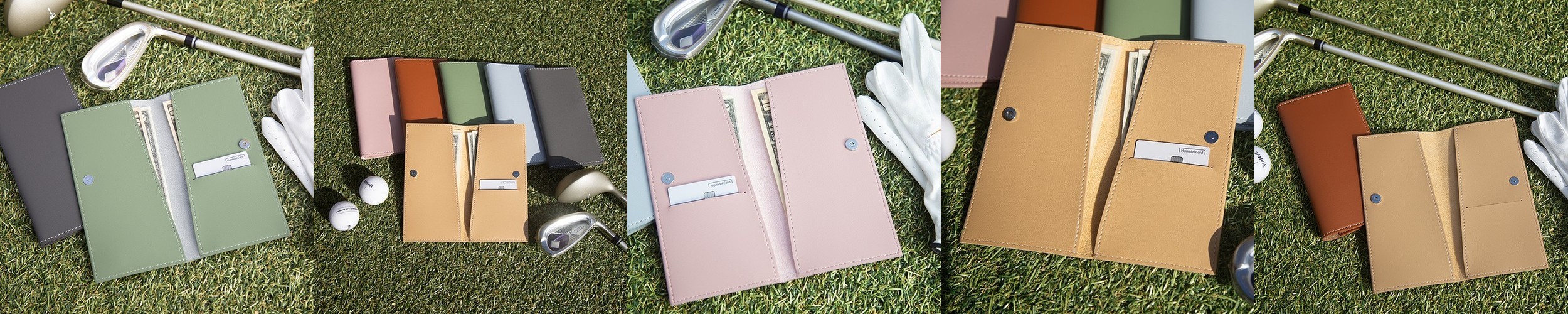 [각인가능] 카드수납 골프 요술지갑 캐디용품 머니클립 골프지갑