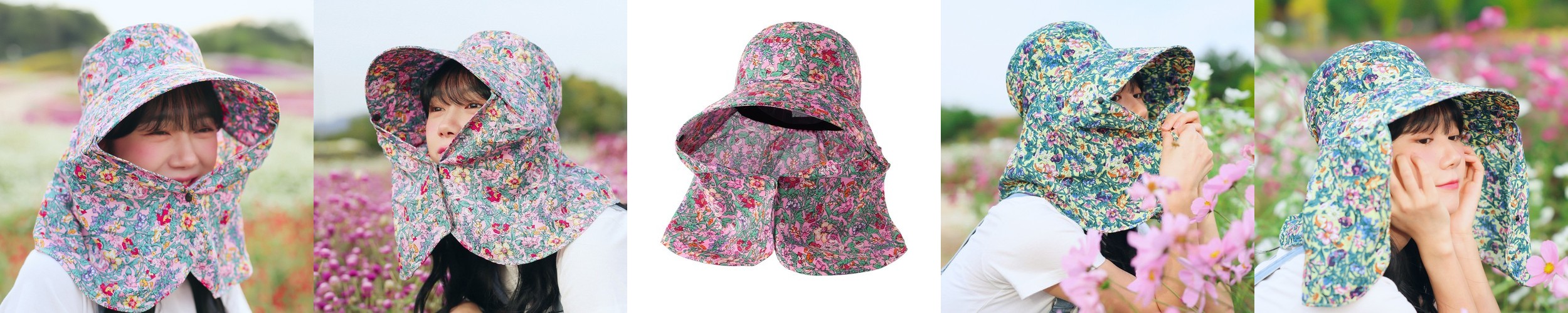 햇살지킴이 썬캡 자외선차단 여성 농사 모자