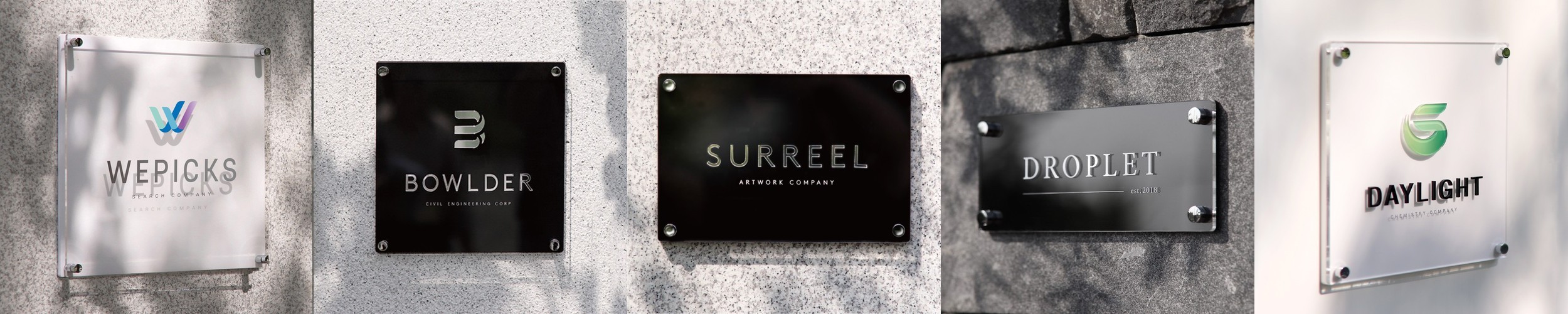 아크릴스카시 간판 현판 미니 실내 글자 사인물 입체 표지판 3cm블랙no1