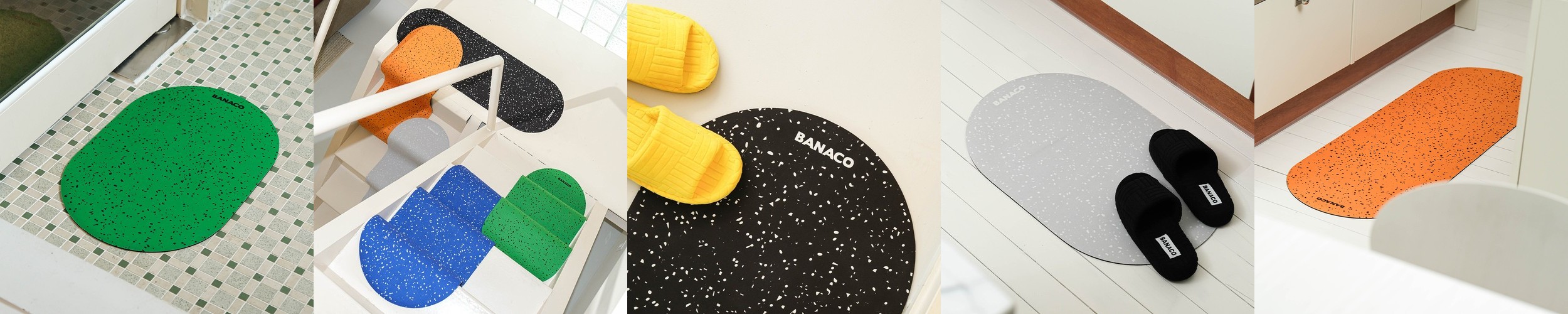 바나코 스플래쉬 빨아쓰는 규조토 발매트 40×60 흡수 건조 매트