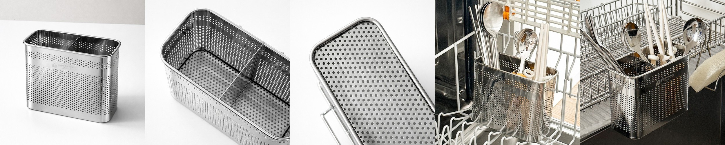 딱맞게 길이조절 수저정리함 싱크대 서랍 정리 소형 수저보관함