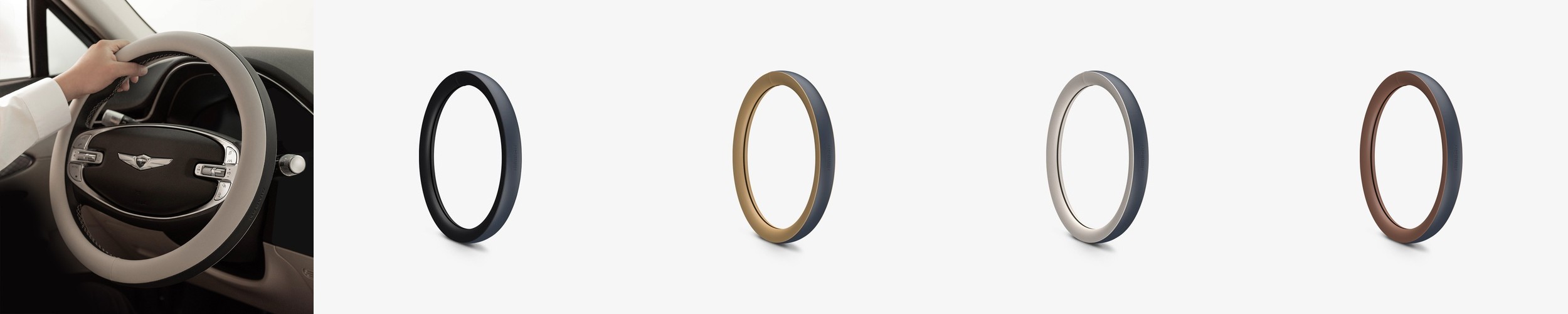 아임반 차량용 자동차 투톤 핸들커버 국내 제조