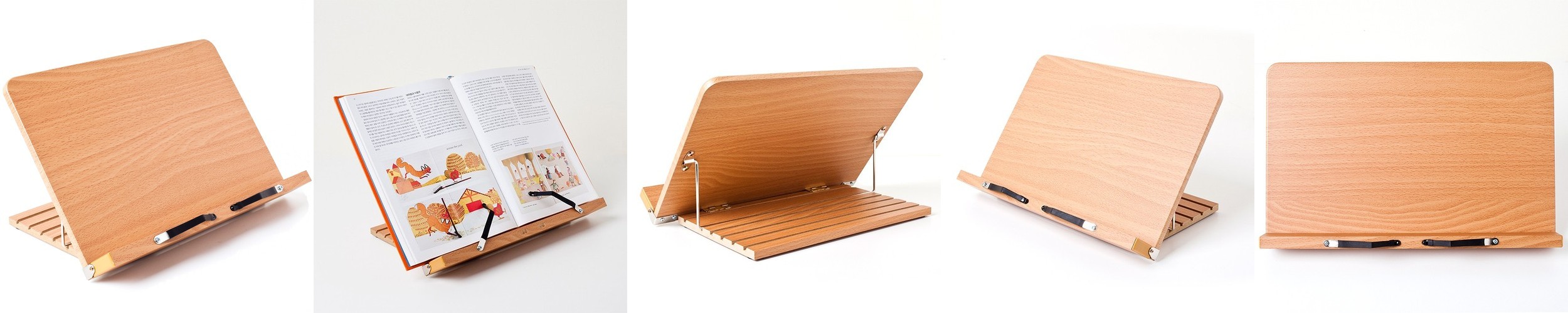 라이즈원 독서대 높이조절 책거치대 휴대용 북스탠드