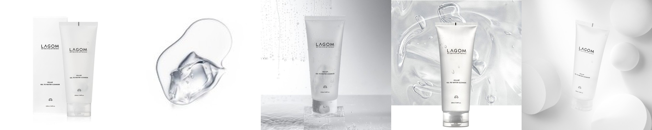 라곰 젤 투 워터 클렌저 220ml, 1개