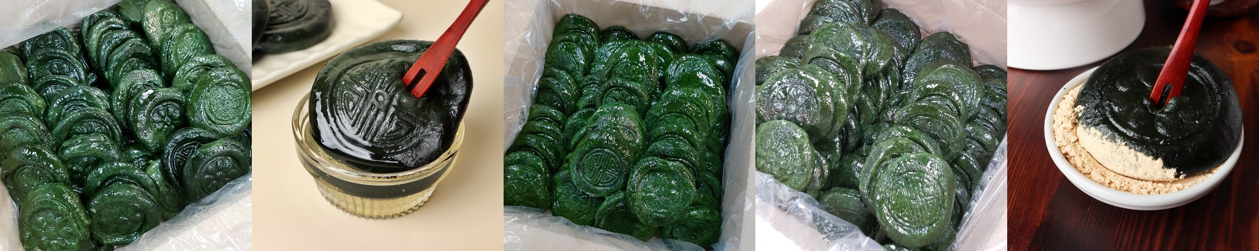 쑥개떡 무설탕 수제쑥떡 떡함지