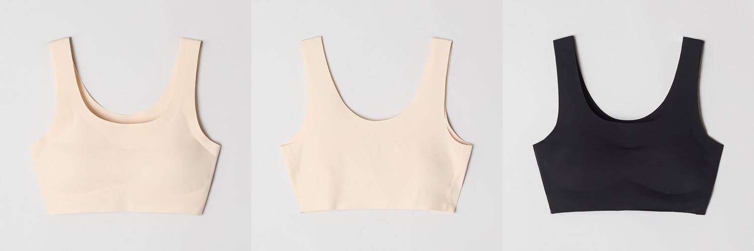 르브니 주니어브라 1단계 캡없는 면스판 초등학생 저학년 여아 속옷 첫브라