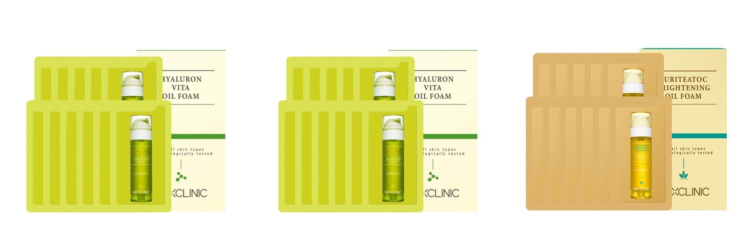 [체험딜] 맥스클리닉 오일투폼 3종 체험키트 (3종 택1 X 11매)