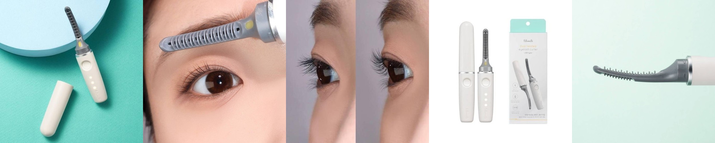 진케어 속눈썹고데기 온열 아이컬 뷰러 히팅뷰러 마스카라+건전지