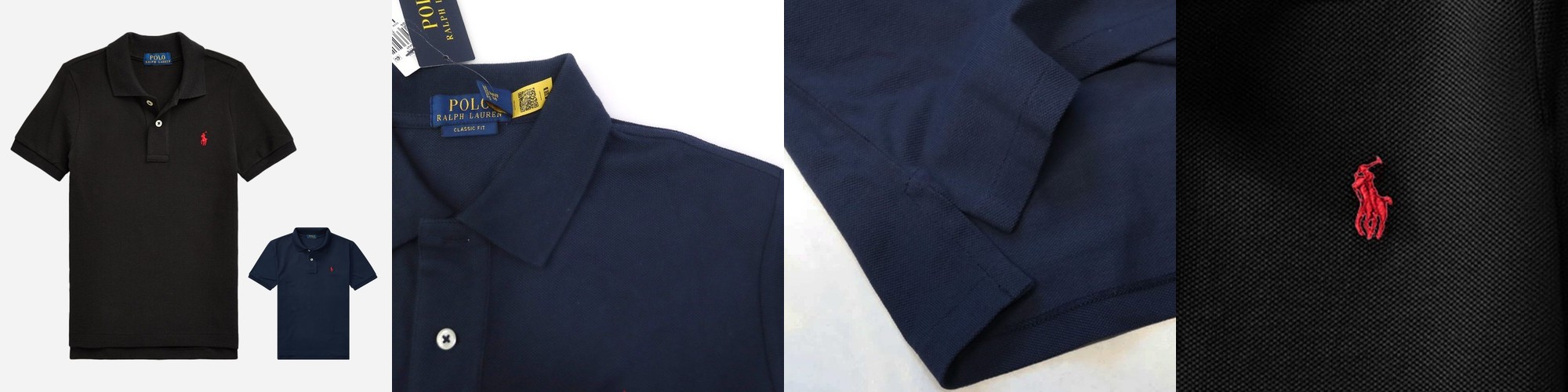 폴로 랄프로렌 보이즈 남녀공용 카라 반팔 티셔츠