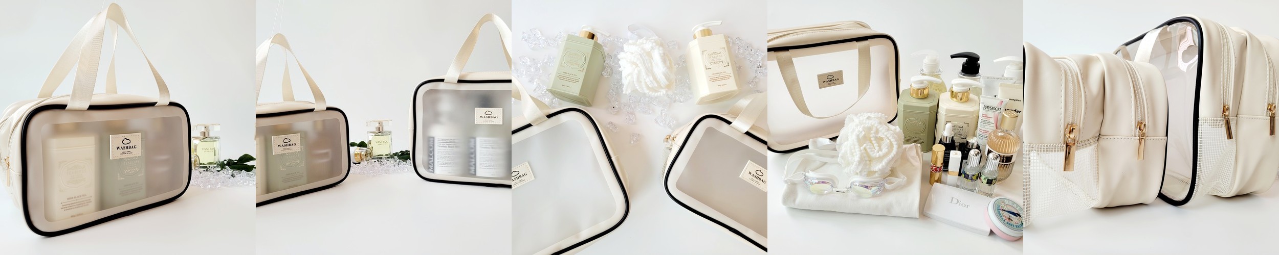 건습분리 행잉 워시백 여행용 세면파우치 세면백