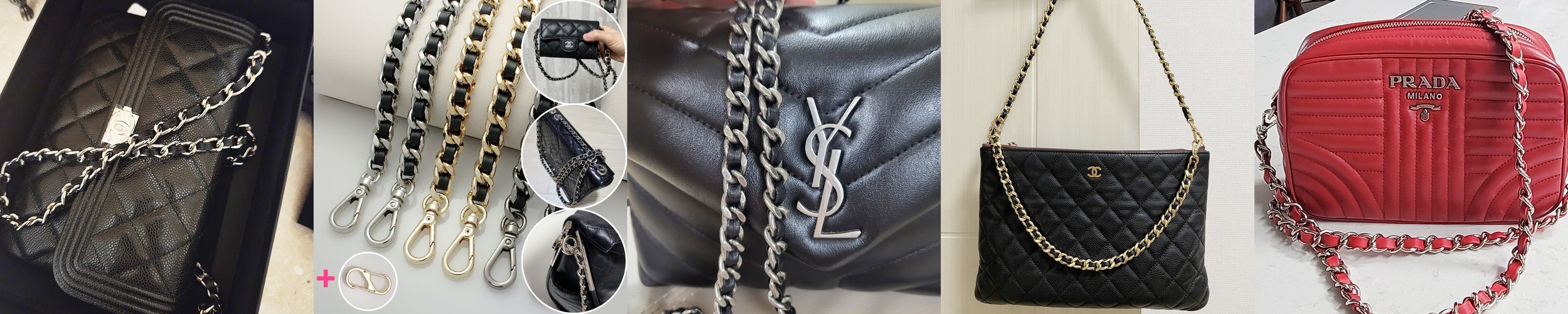 국산 초경량 알루미늄 가방 가죽 체인줄 스트랩 샤넬 구찌 버킷백 호환 리폼 리버스몰