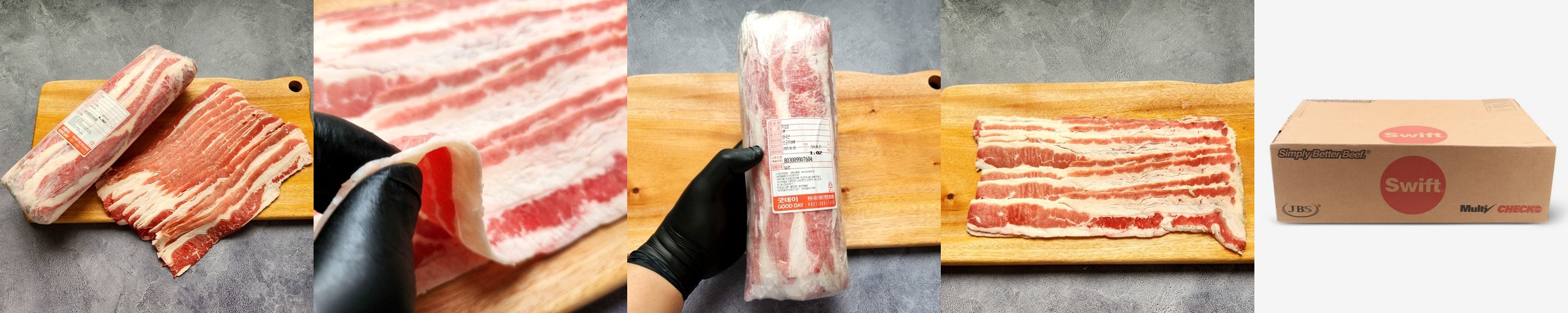 고기소녀 대패삼겹살 옛날삼겹 1kg 냉삼 냉동